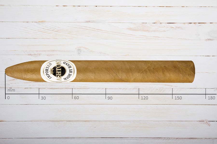 Ashton Cigars Classic Sovereign, Torpedo, Ring 55, Länge: 171 mm