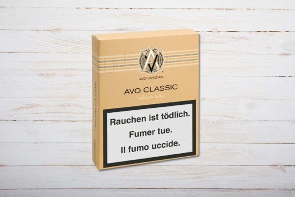 AVO Zigarren Classic Robusto im Tubo/Alutube, Ring 50, Länge: 127 mm, Box 4er