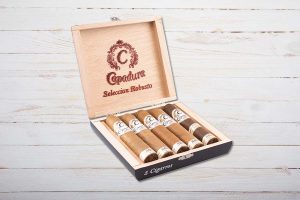Capadura Seleccion Robusto Zigarren, Sampler, Box 5er