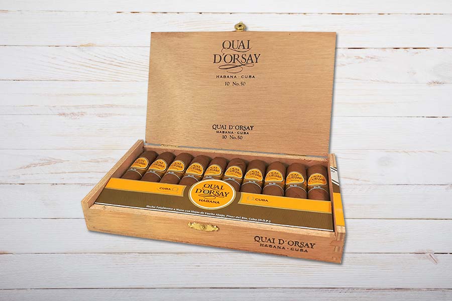 Quai d'Orsay Cigars No.50, Short Robusto, Box 10er
