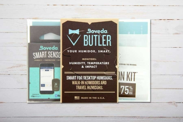Boveda Smart Sensor Butler, digitales Hygrometer/Thermometer, Bluetooth