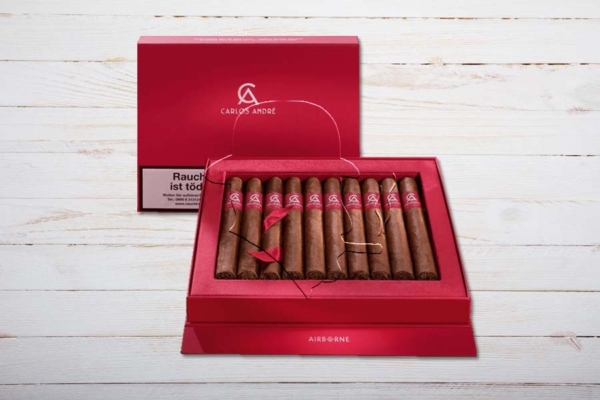 Carlos Andre Airborne, Robusto, Ring 48, Länge: 130 mm, Box 10er