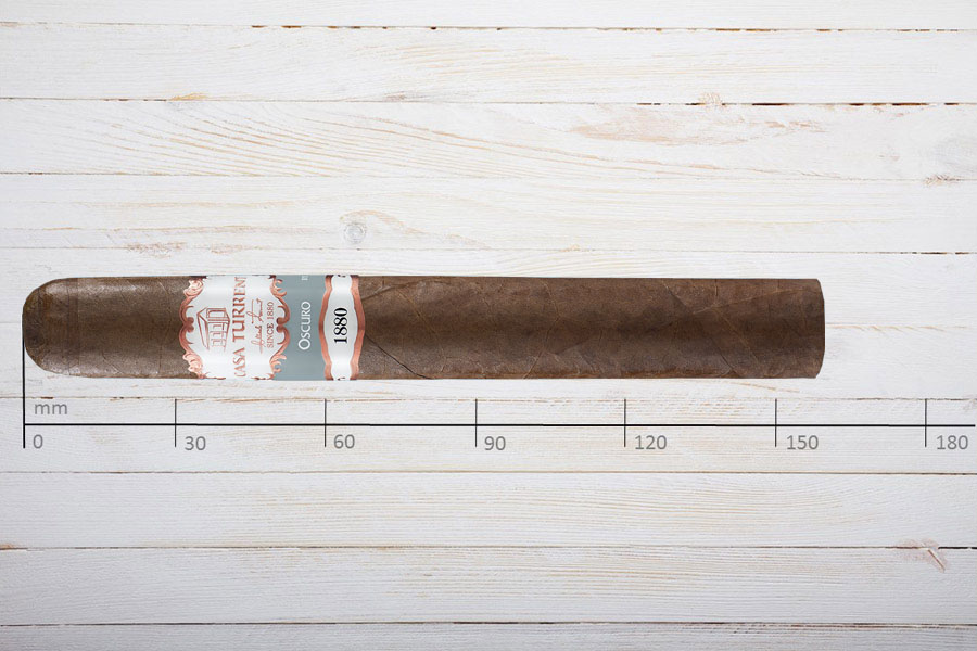 Casa Turrent Linea 1880 Oscuro, Doble Robusto, Ring 55, Länge: 165 mm