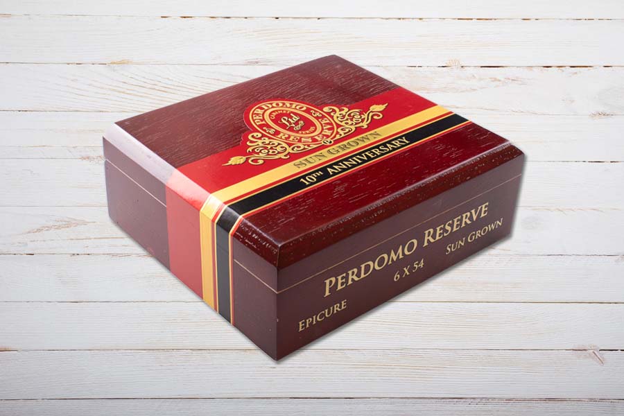 Perdomo Reserve 10th Anniversary Sun Grown boxpressed Epicure, Ring 58, Länge: 152 mm, Box 25er