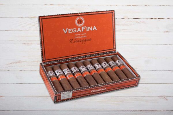 VegaFina Zigarren Nicaragua Vulcano, Ring 56, Länge: 110 mm, Box 10er