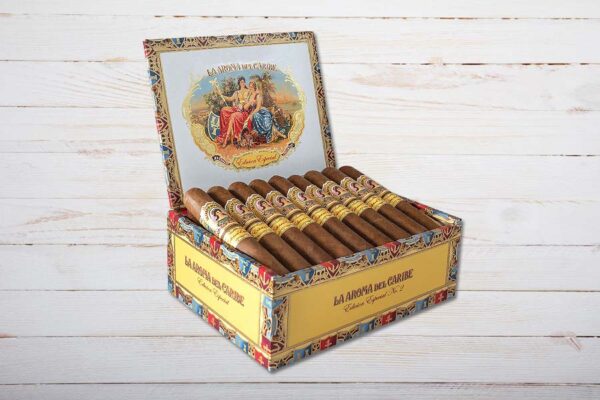 La Aroma del Caribe Zigarren Edicion Especial No.2, Robusto, Ring 50, Länge 127 mm, Box 25er