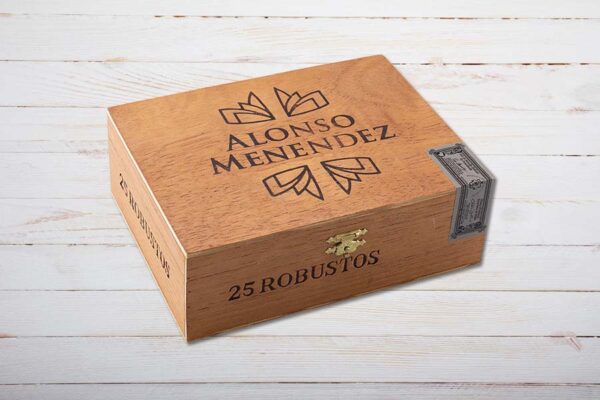 Alonso Menendez Zigarren Robustos, Ring 50, Länge: 127 mm, Box 25er
