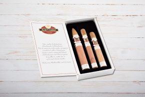 Flor de Copan Maya Gift Set, 3 Zigarren in Box, Robusto, Corona, Belicoso