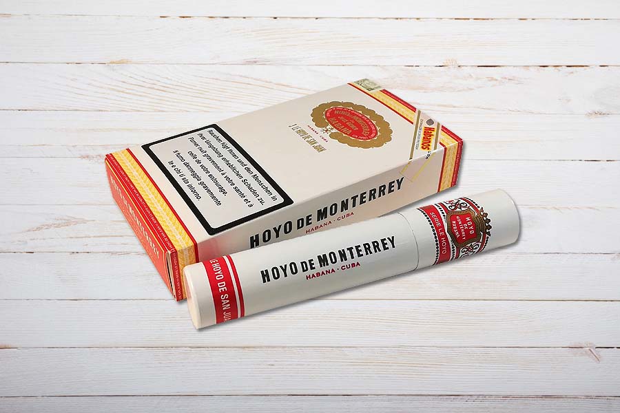 Hoyo de Monterrey Habana Zigarren Le Hoyo de San Juan, Geniales, Tubo/Alutube, Ring 54, Länge: 150 mm, Box 3er