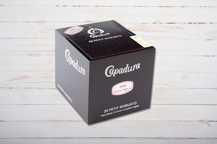 Capadura Zigarren Serie 898 Petit Robusto, Box 25er, Ring 50, Länge 105 mm