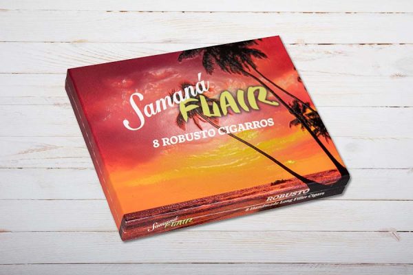 Samana Flair Robusto Cigars, Box 8er