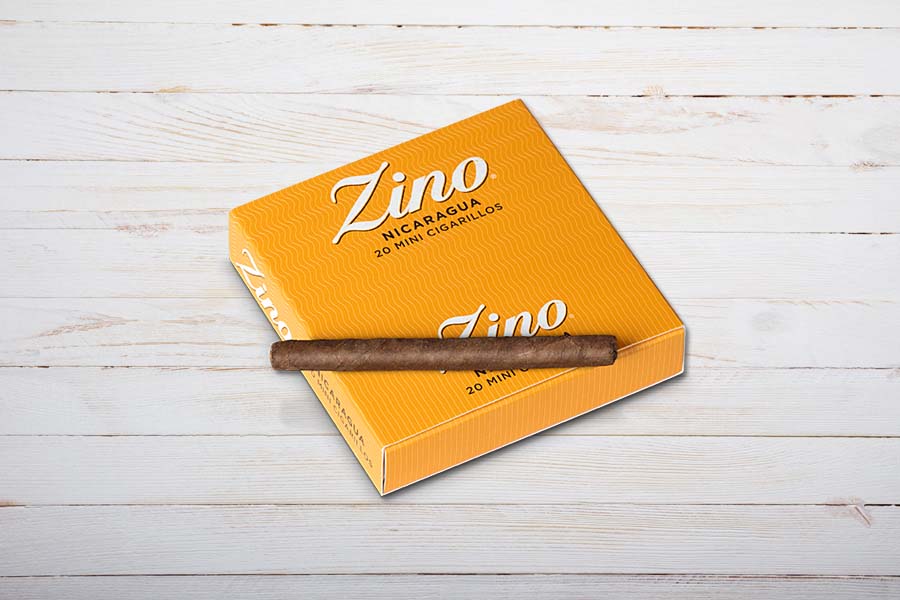 Zino Mini Cigarillos Nicaragua, gelb, Zigarillos, Box 20er