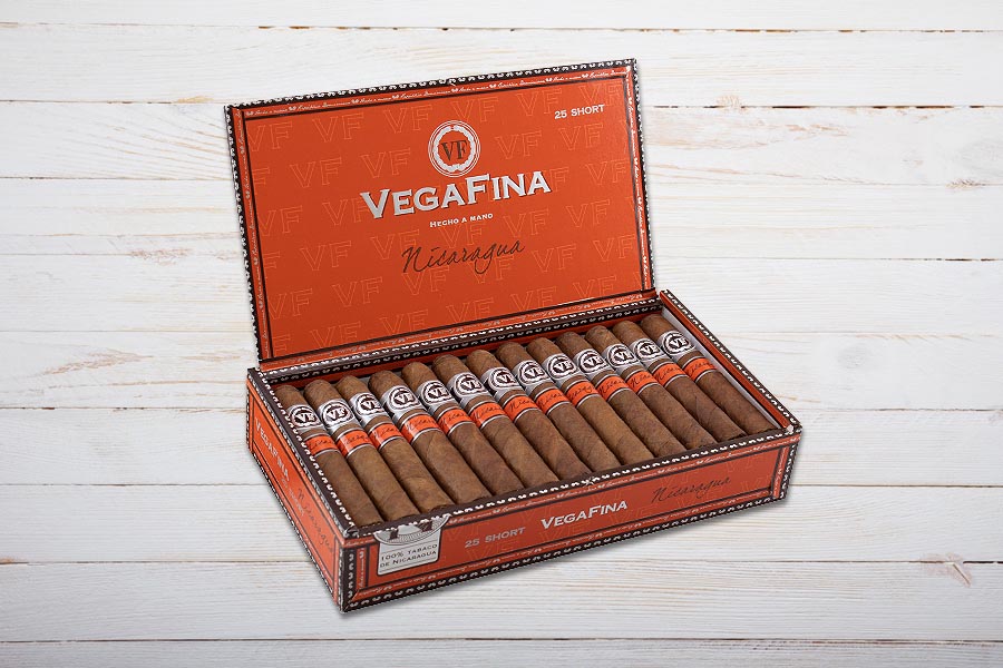 VegaFina VF Nicaragua Cigars, Short, Box 25er