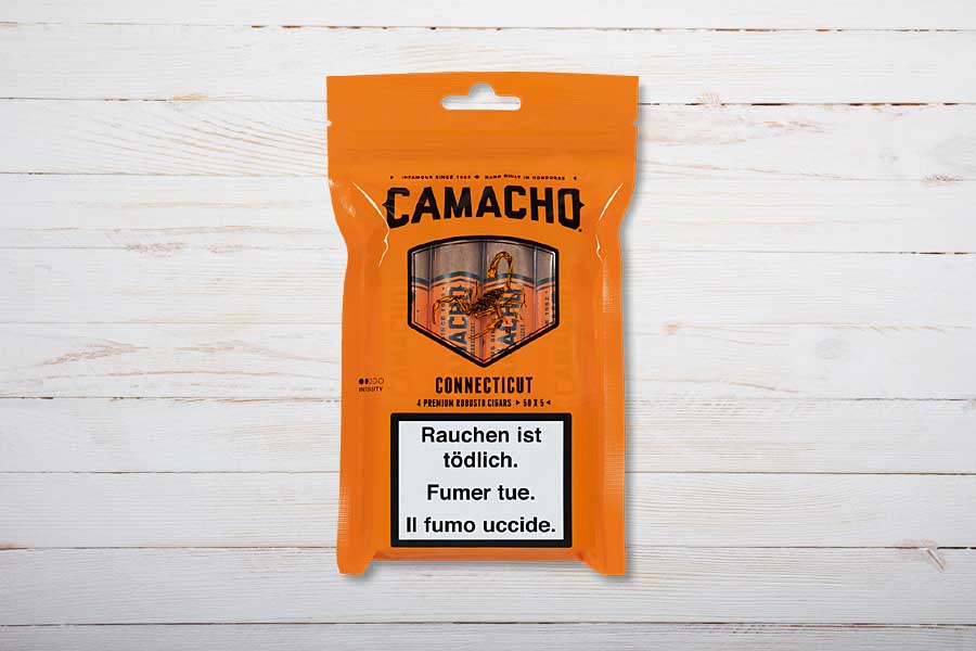 Camacho Connecticut Robusto Cigars im Freshpack