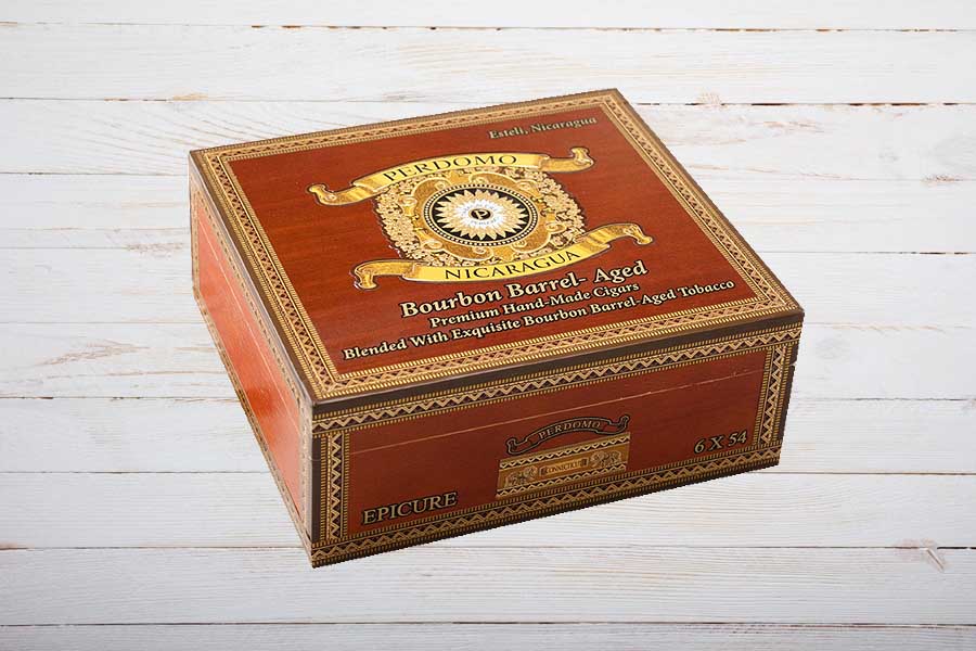 Perdomo Cigars Nicaragua Bourbon Barrel Aged (BBA) Connecticut Epicure, Box 24er