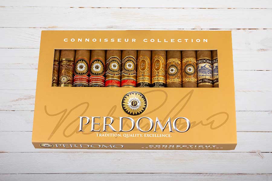 Perdomo Cigars Connoisseur Collection Connecticut, Box 12er
