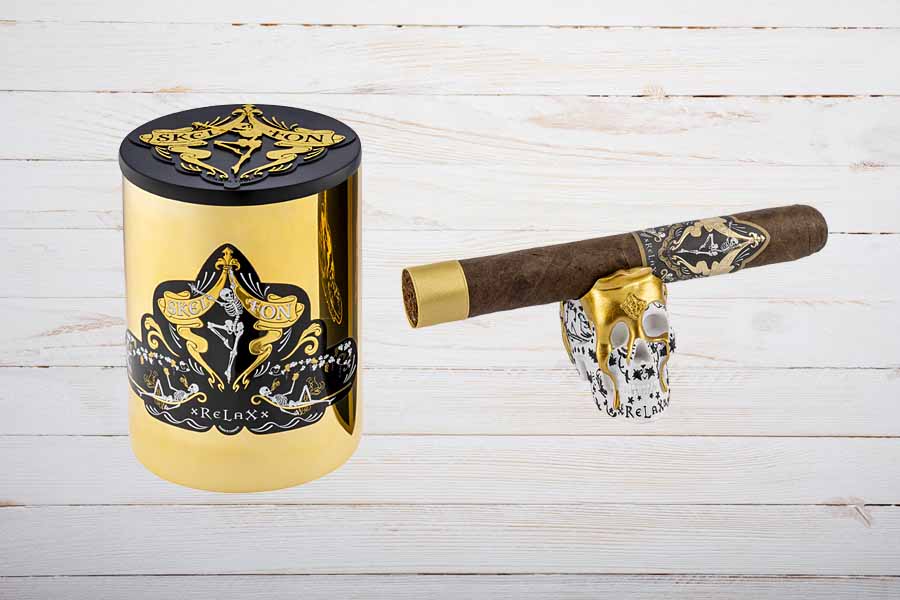 Skel Ton Xrelaxx Cigars Jar inklusive Cigarstand