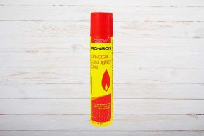 Ronson Premium Butane Gas 300ml, Feuerzeug nachfüllen, Jetflame