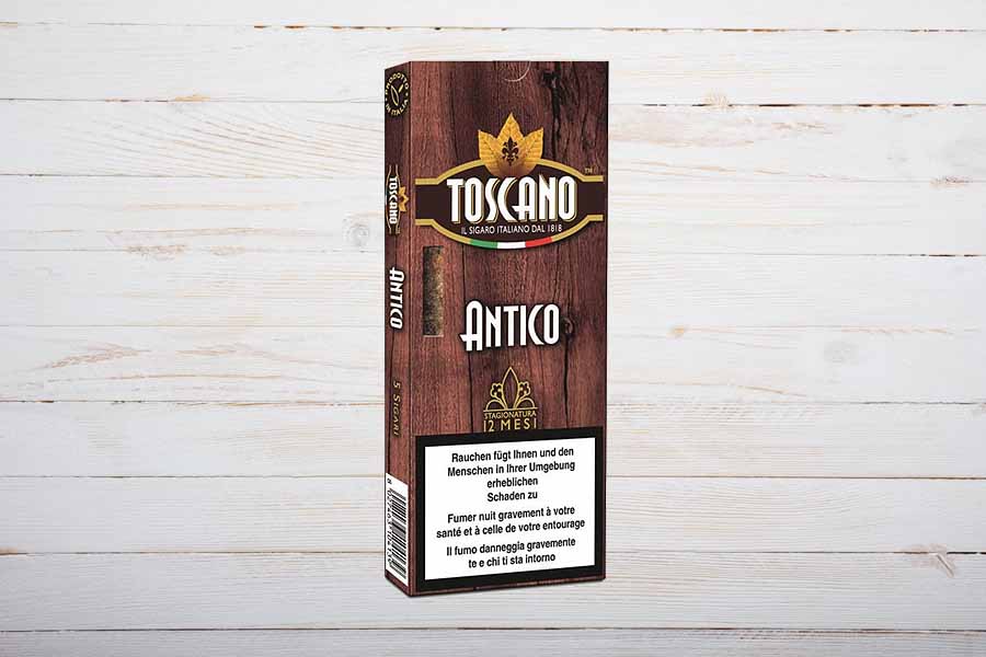 Toscano Antico Zigarren, Sigaro Italiano, Italien, Box 5er